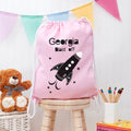 Personalised Personalised Children's Space Rocket PE Kit Bag