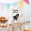 Personalised Personalised Children's Space Rocket PE Kit Bag