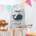 Personalised Personalised Children's Whale PE Kit Bag