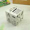 Personalised Christening Abc Money Box