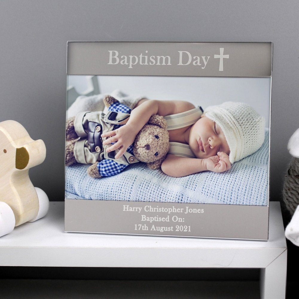 Personalised Christening Day 6x4 Inch Photo Frame