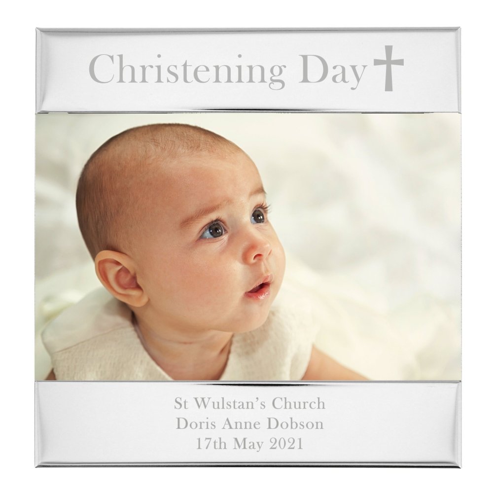 Personalised Christening Day 6x4 Inch Photo Frame
