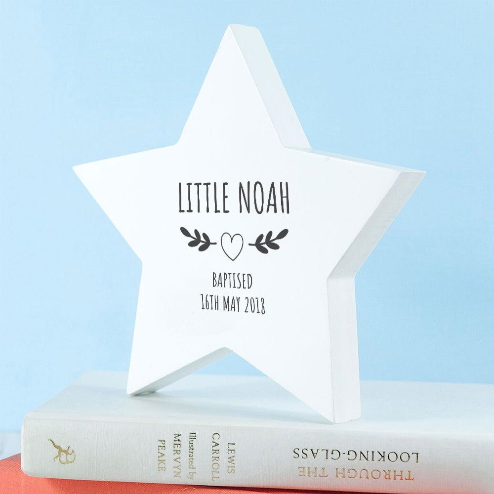 Personalised Christening Wreath Keepsake