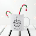 Personalised Personalised Christmas Bauble White Mug