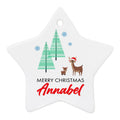 Personalised Personalised Christmas Deer Decoration