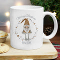 Personalised Christmas Gonk Mug