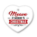 Personalised Personalised Christmas Heart Decoration