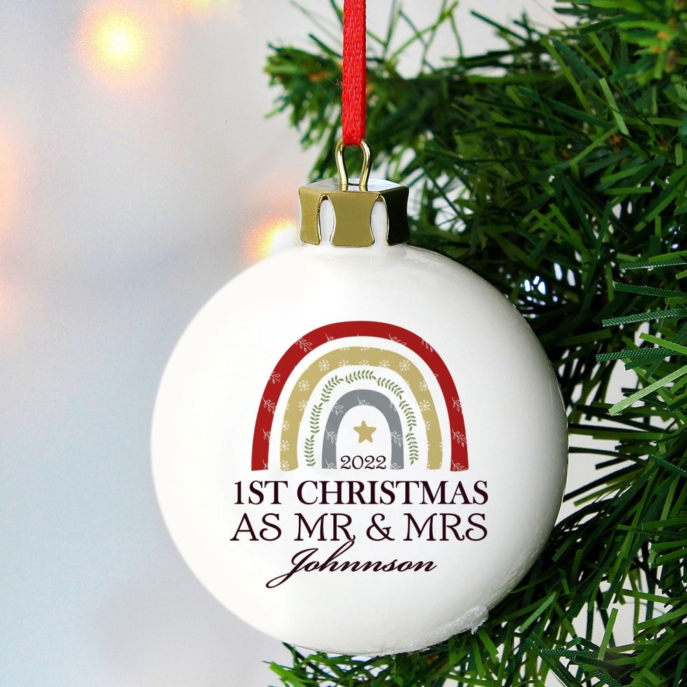 Personalised Christmas Lockdown Year Bauble