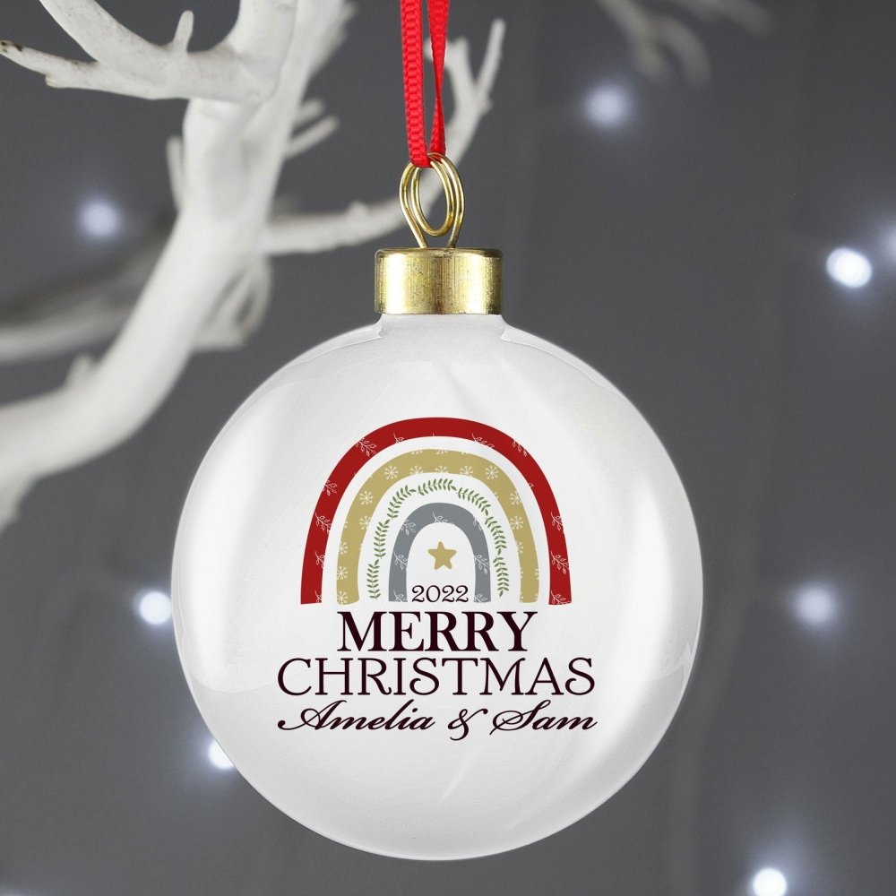 Personalised Christmas Lockdown Year Bauble