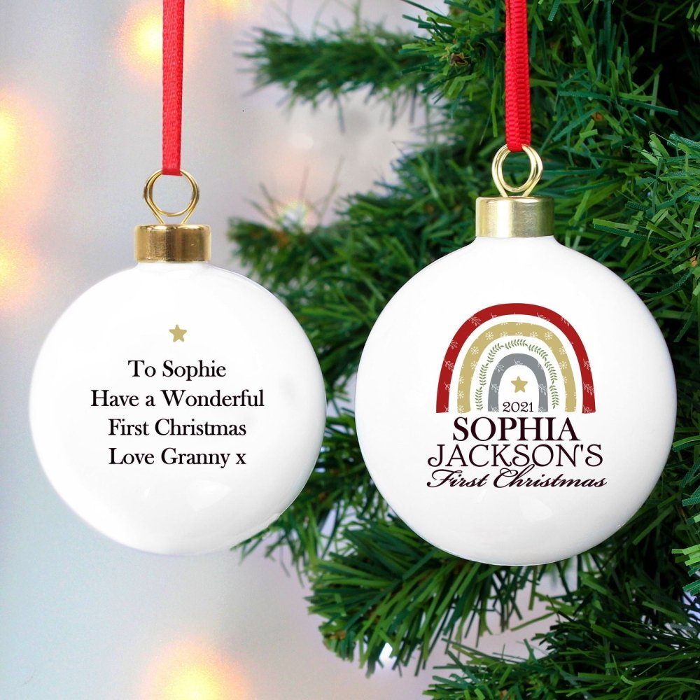 Personalised Christmas Lockdown Year Bauble