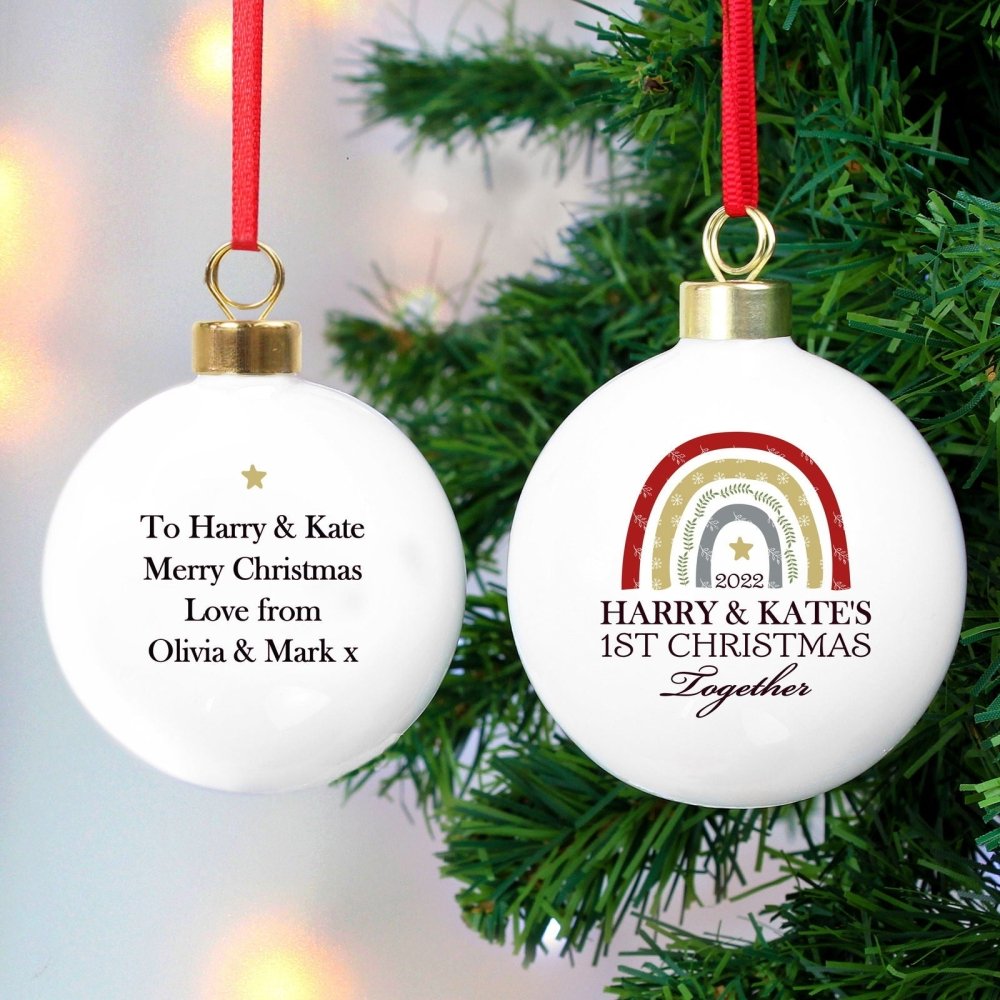 Personalised Christmas Lockdown Year Bauble