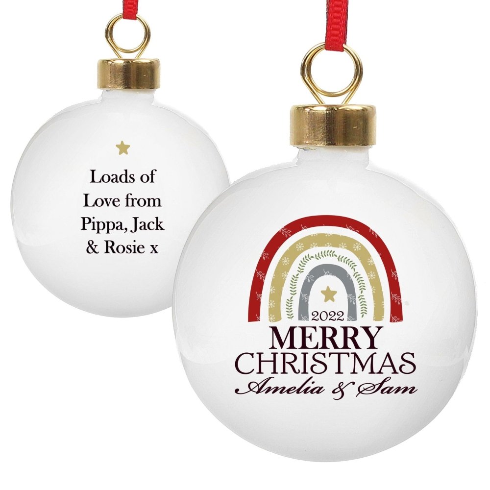 Personalised Christmas Lockdown Year Bauble