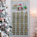 Personalised Christmas Penguin 2026 Advent Calendar In Silver Grey