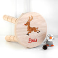 Personalised Personalised Christmas Reindeer Wooden Stool