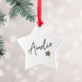 Personalised Personalised Christmas Star Decoration