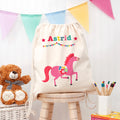 Personalised Personalised Circus Cotton Nursery Bag