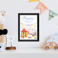 Personalised Personalised Circus Fun Framed Print