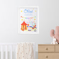 Personalised Personalised Circus Fun Framed Print
