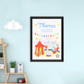 Personalised Personalised Circus Fun Framed Print