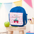 Personalised Personalised Circus Themed Blue Lunch Bag