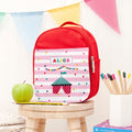 Personalised Personalised Circus Themed Red Lunch Bag