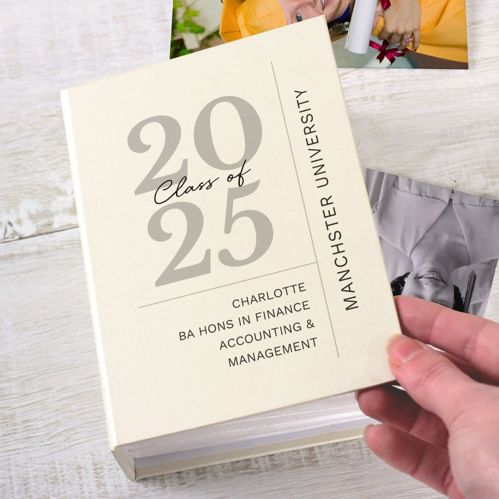 Personalised Class Of Graduation 6x4 Inch Photo Album With Sleeves