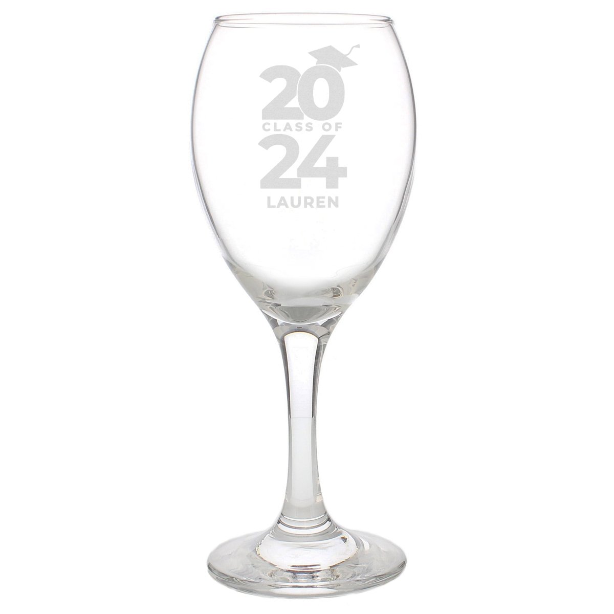 Personalised Class Of Graduation Wine Glass