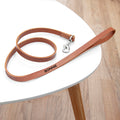 Personalised Personalised Classic Brown Leather Dog Lead