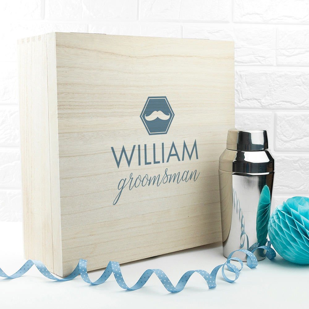 Personalised Classic Groomsman Keepsake Box