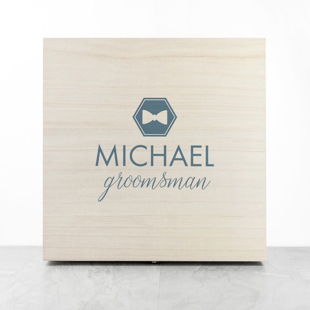 Personalised Classic Groomsman Keepsake Box