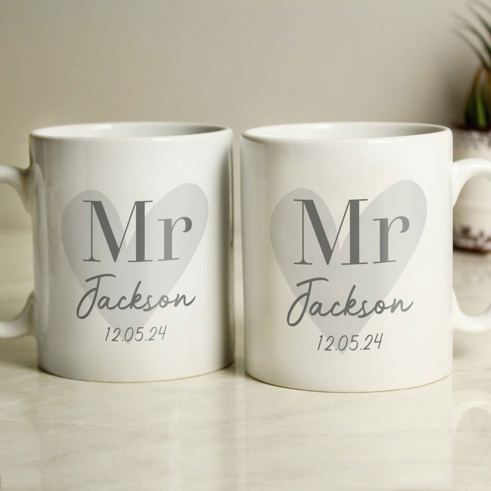 Personalised Classic Mug Set