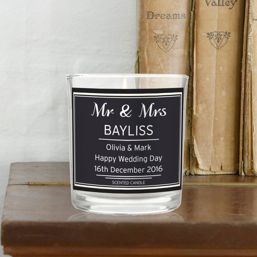 Personalised Classic Scented Jar Candle