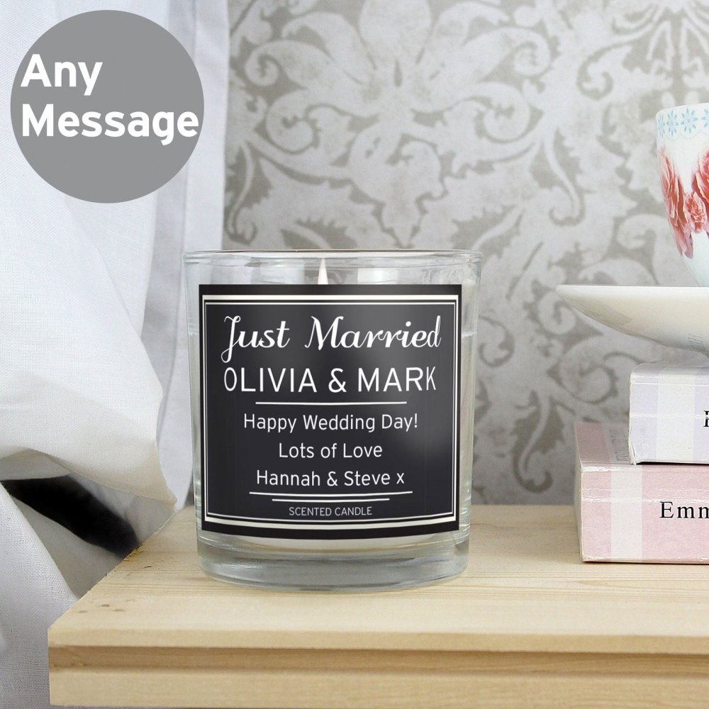 Personalised Classic Scented Jar Candle