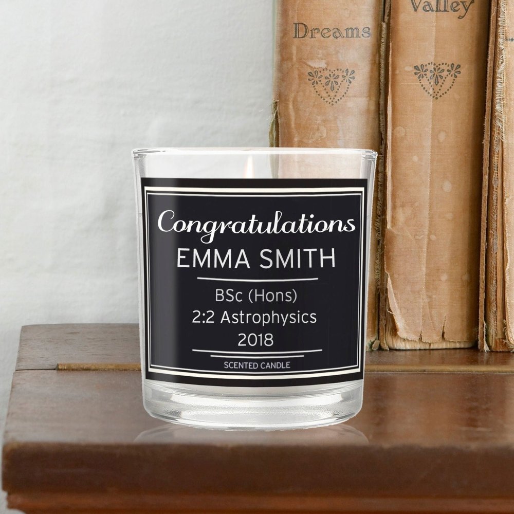 Personalised Classic Scented Jar Candle