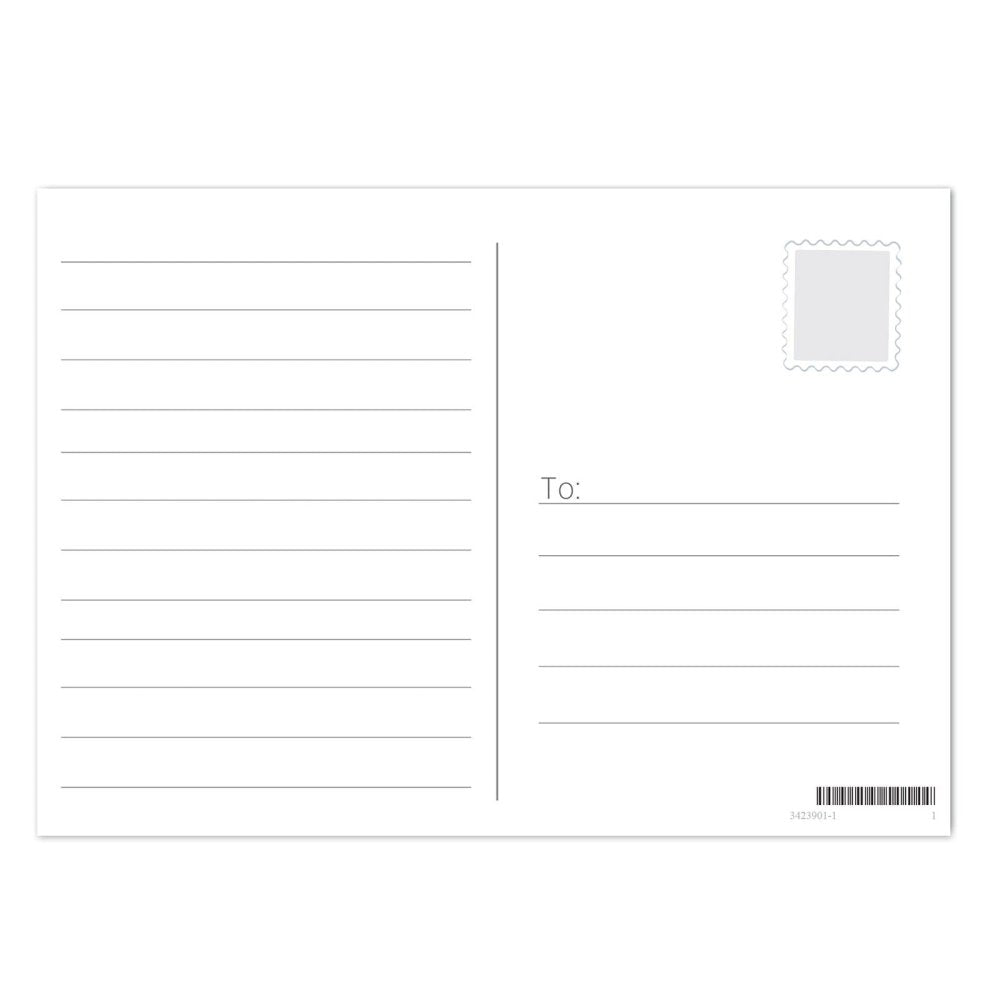 Personalised Classic Wedding Postcards Pack Of 24