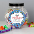 Personalised Comic Book Pageboy Sweet Jar