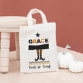Personalised Personalised Cotton Halloween Trick or Treat Bag