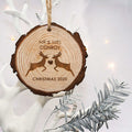 Personalised Couple's Reindeer Hanging Decoration