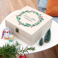 Personalised Personalised Couple's Wreath Christmas Eve Box