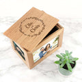 Personalised Couples' Wreath Midi Oak Keepsake Box