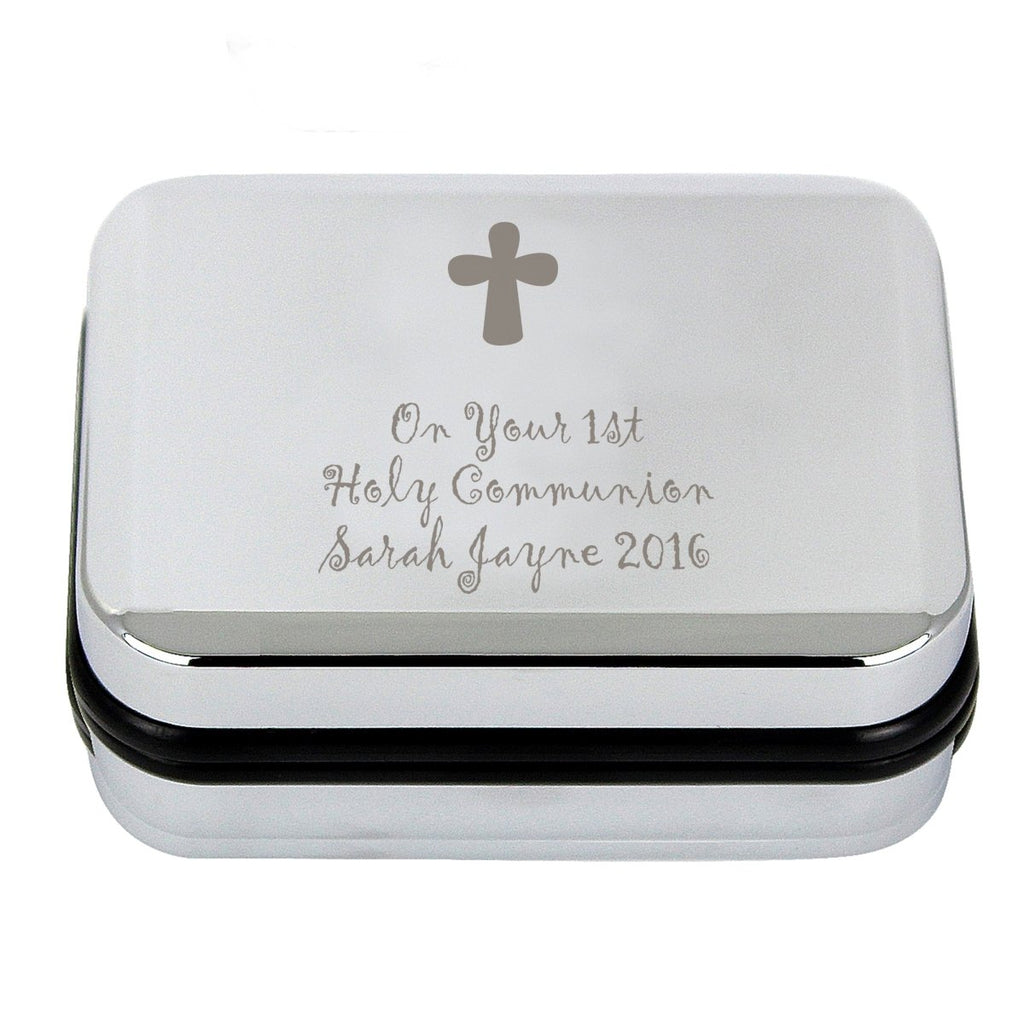 Personalised Cross Necklace And Box