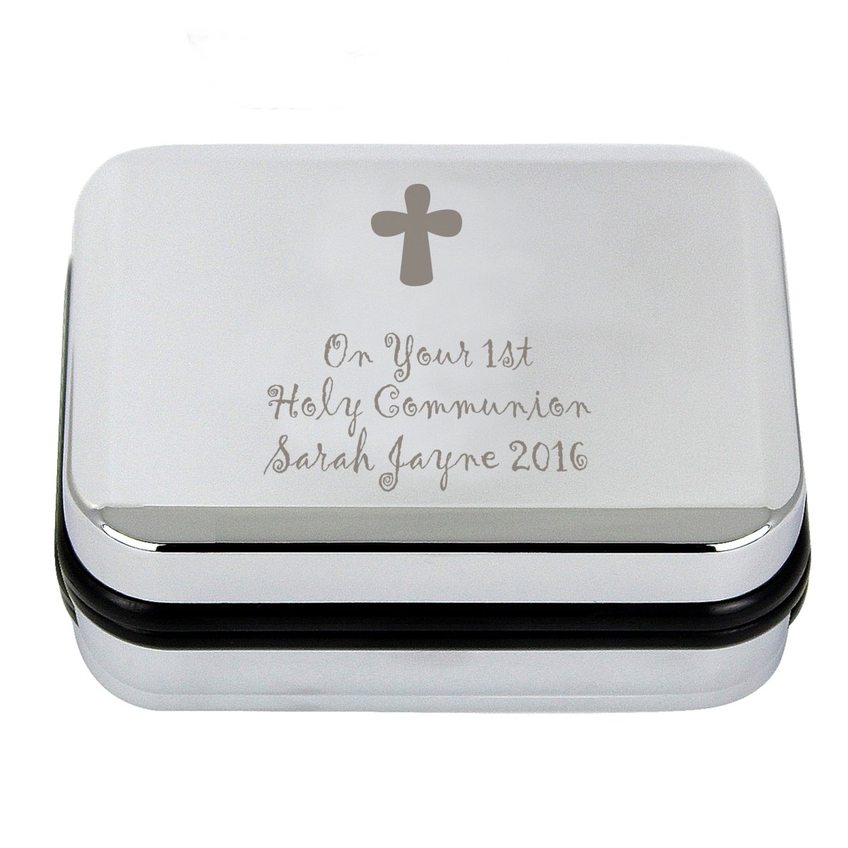 Personalised Cross Necklace And Box