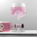 Personalised Personalised Crystal Gin Goblet