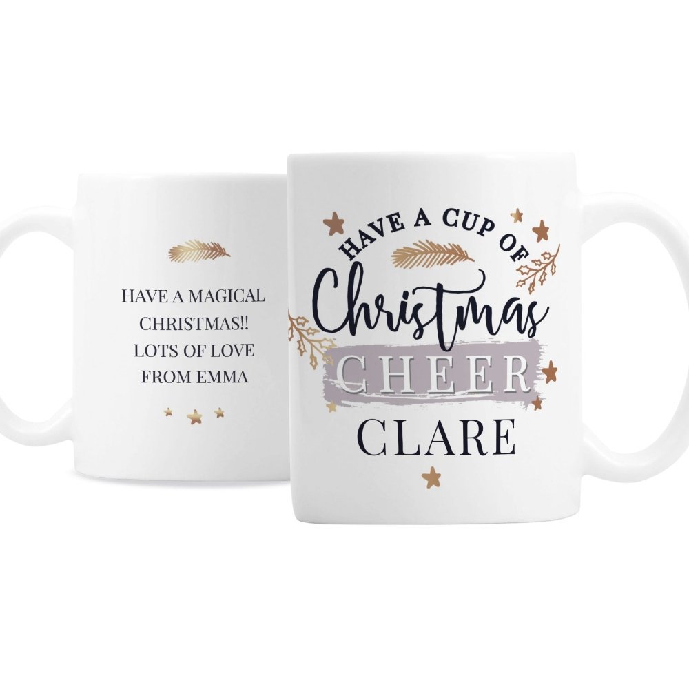 Personalised Cup Of Cheer Mug