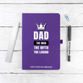 Personalised Personalised Dad The Legend A5 Notebook