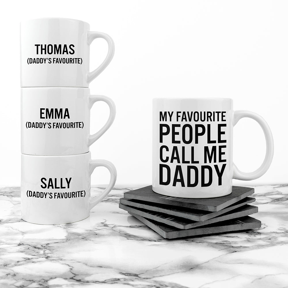 Personalised Personalised Daddy & Me Favourite People Mugs