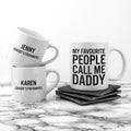 Personalised Personalised Daddy & Me Favourite People Mugs