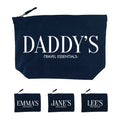 Personalised Personalised Daddy & Me Navy Wash Bags