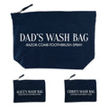 Personalised Personalised Daddy & Me Navy Wash Bags