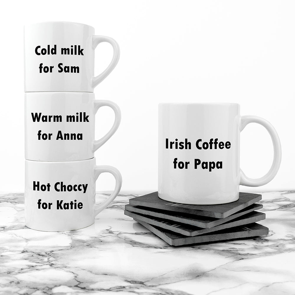 Personalised Personalised Daddy & Me Tea Time Mugs